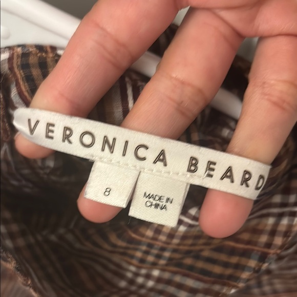 Veronica Beard Isabel plaid blouse - Picture 2 of 4